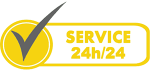 Logo service 24/24