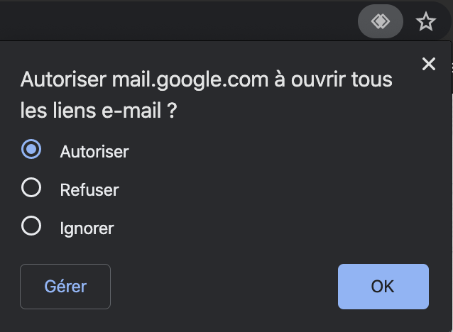 gmail client mail defaut chrome 3